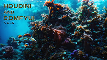 CG to AI workflow Vol 5 - Underwater World (Houdini - ComfyUI) - Teaser