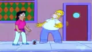 Homero bailando por dinero I Pumped Up Kicks