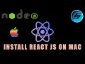 Install reactjs on mac in less than 10 minutes  vs code  npx  npm  macbook m1m2 react