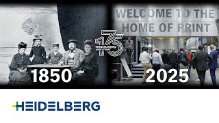 Historical Highlights from 1850 to 2025 | 175 Years of Heidelberger Druckmaschinen AG