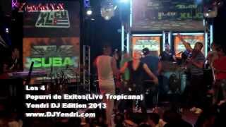 Video thumbnail of "Los 4 - Popurri de exitos (Live Tropicana) 2013"