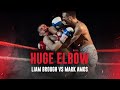 Liam brough stops mark amos with some huge elbows  victory promotions
