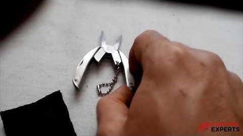 Portable 6 in 1 Multifunction Folding Keychain Pliers