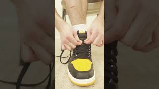 How To Loose Lace Jordan 1's - THE BEST WAY #shorts #tutorial