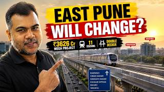 Pune’s ₹3626 Crore Mega Metro Project 🚇 Ramwadi to Wagholi | 11 Stations | Double Decker