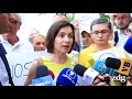 Declarațiile Maiei Sandu și ale lui Andrei Năstase la protestul față de invalidarea alegerilor