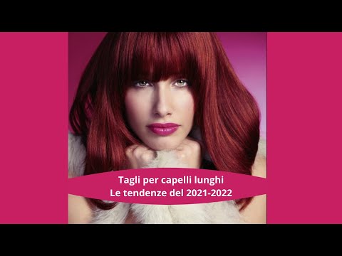 Video: Tagli capelli donna per capelli lunghi 2021