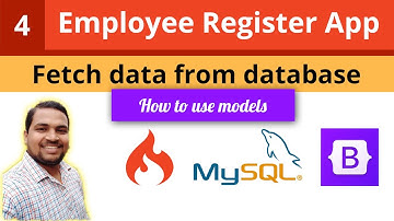 How to create models in Codeigniter 4 | Codeigniter Tutorials | Employee Register App | CI 4