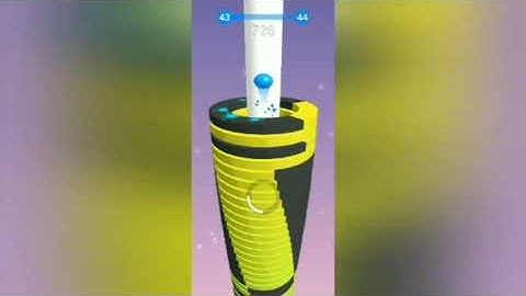 Stack Ball Level 43 | Blast Through Platforms | A4 Tech Live