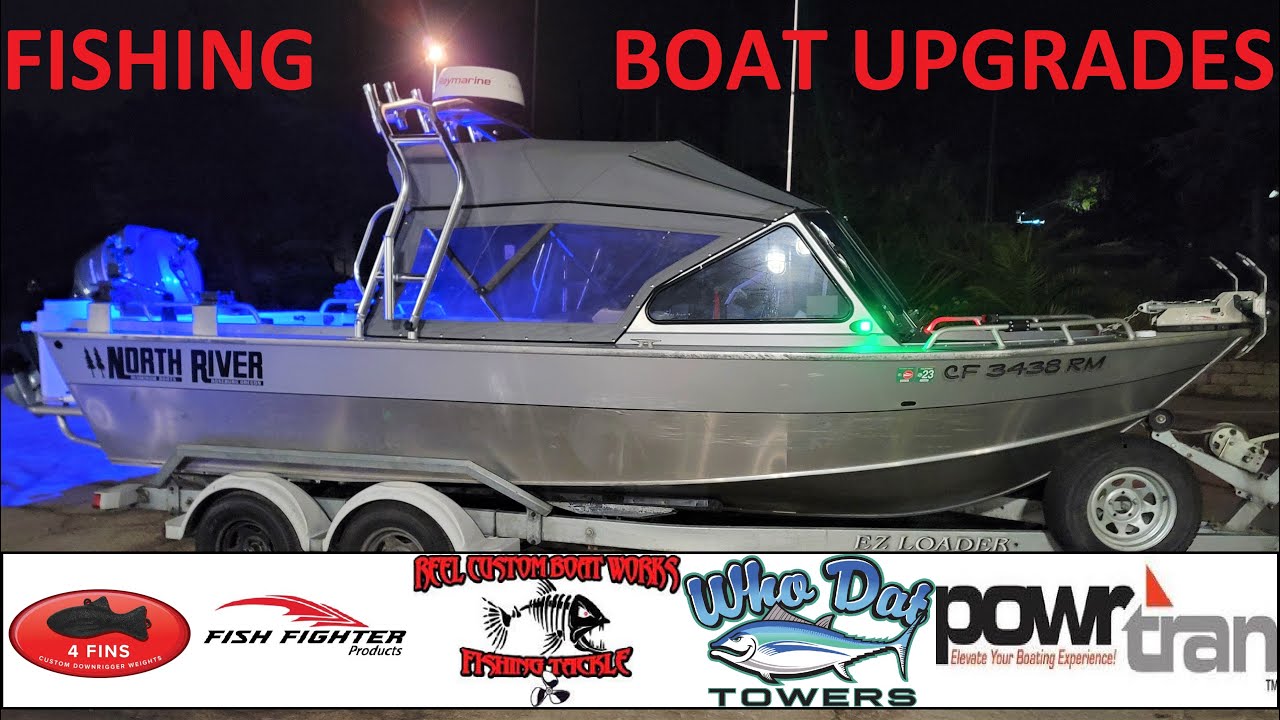 All the UPGRADES to my North River Seahawk Fishing Boat 