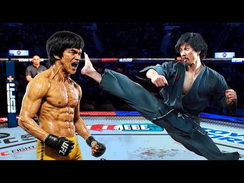 BRUCE LEE vs. Kane Kosugi😮🔥 EPIC FIGHT IN UFC 4