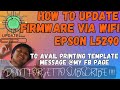 EPSON L5290 FIRMWARE NOTIFICATION UPDATE | HOW TO UPDATE FIRMWARE | FIX !!!