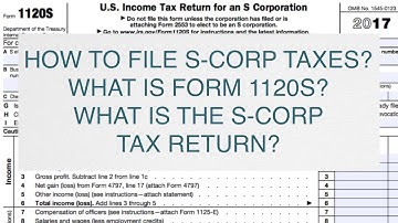 S-corp form 1120s