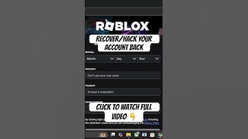 How To HACK Your Roblox Account Back… 🤯 #roblox #shorts #hacks #robloxhacks
