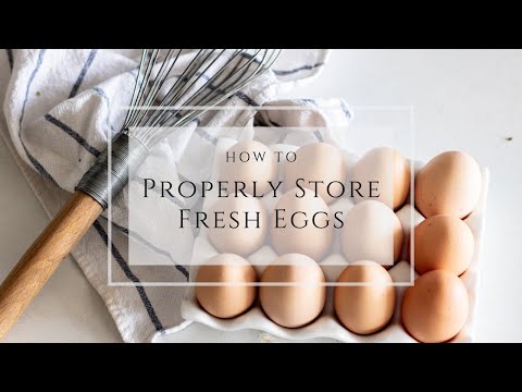 Video: How To Know The Freshness Of Eggs And How To Store Them Correctly