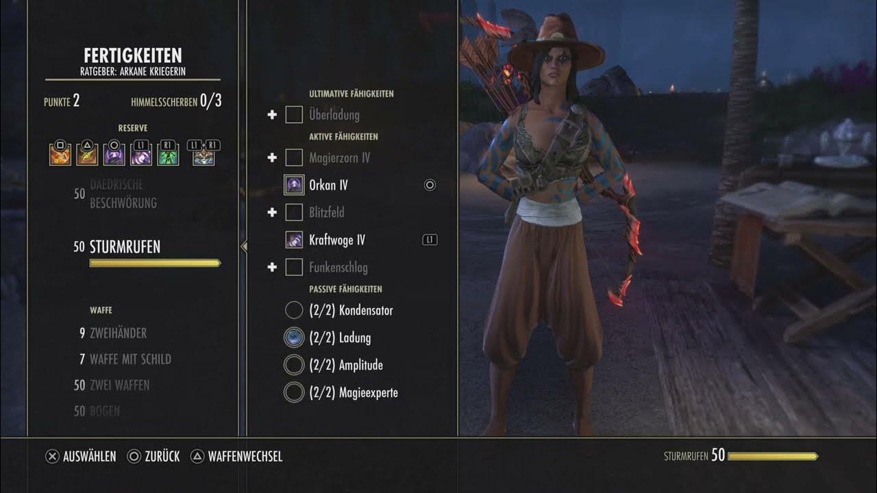 The Elder Scrolls Online (PS5)NMSA, Ausdauer Zauberer, Erklärung, Arena 1 bis 5 YouTube