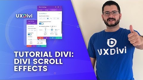 😲TUTORIAL DIVI: ¿Qué son los DIVI SCROLL EFFECTS 💻 y cómo usarlos dentro de Divi? ✅