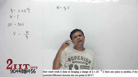 Electric Potential Q2 Nootan Physics Numericals