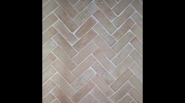 Zellige Tile Installation - Tips & Tricks grouting the unglazed Terracotta Tile.