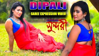 Saree Lover / Saree Fashion / Saree Shoot / Indian Beauty /DIPALI / RED saree / bold saree style
