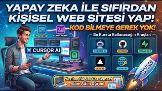 Yapay Zeka Ile Kişisel Web Sitesi Yapımı Cursor Ai, Github, Supabase Giriş Ve Kurulum