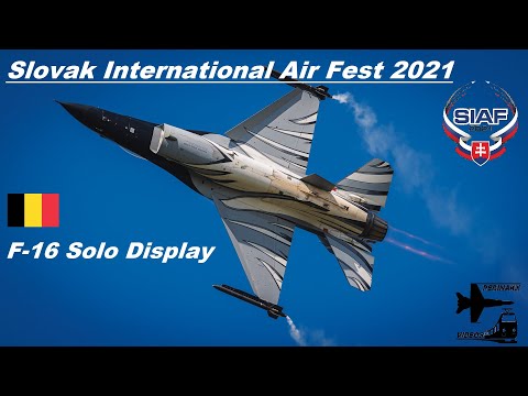 F-16 Solo Display ? Belgian Air Force ? SIAF 2021