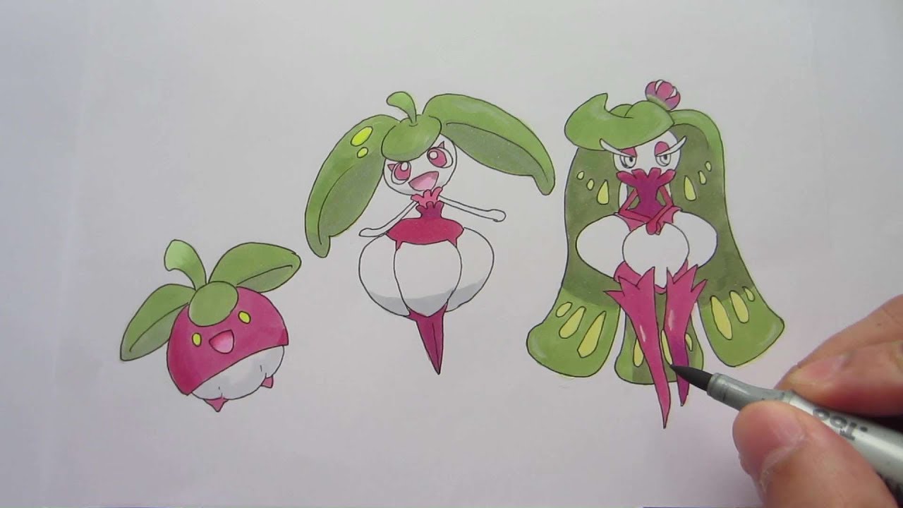 how to draw steenee, steenee, tsareena, how to draw tsareena, アマージョ, Sucrei...