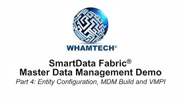 Master Data Management Demo Part 4 | Entity Configuration, MDM Build and VMPI