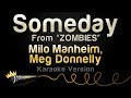 Milo manheim meg donnelly  someday from zombies karaoke version