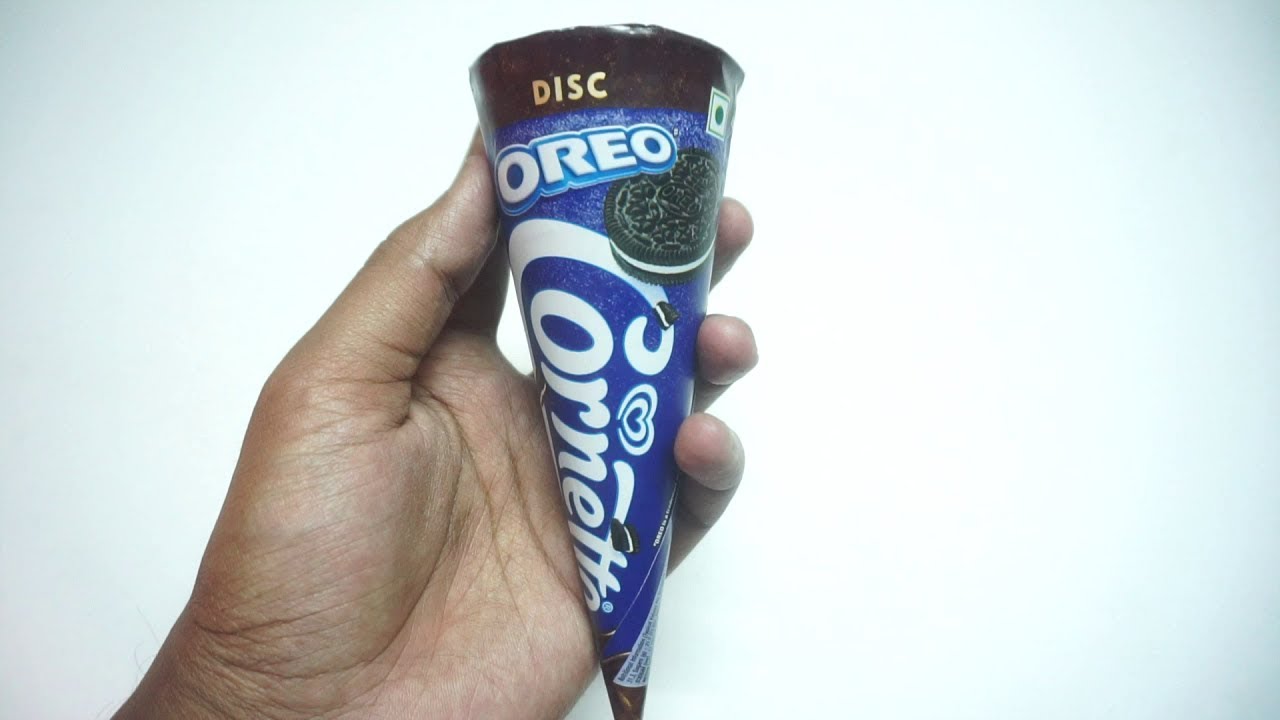 Oreo Cornetto Ice Cream Cone with Oreo Disc - YouTube