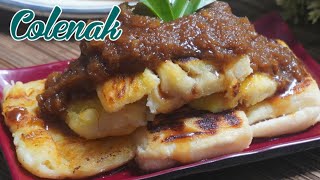 Colenak Dicocol Enak - Tape Singkong Bakar Saus Gula Merah