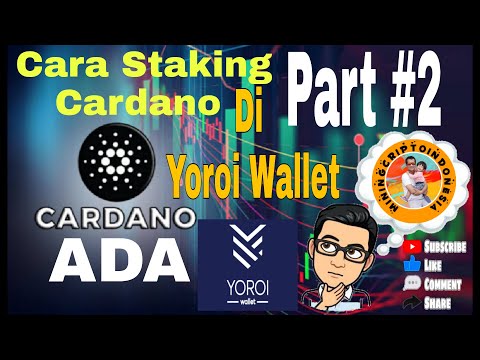 Cara Staking Cardano (ADA) di Yoroi Wallet part 2‼️