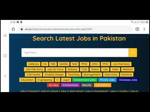 Education department ETC | working in USA online | lon installment rashid channa tv