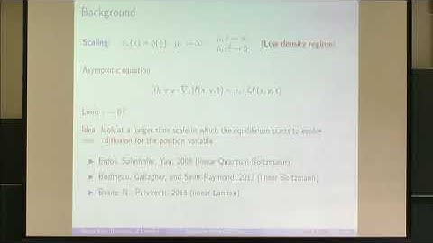 Alessia Nota | Derivation of the Fick