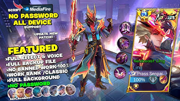 OPTIMIZED Skin Ling NeoBeast No Banned | No Password | Effect Voice - Patch Terbaru