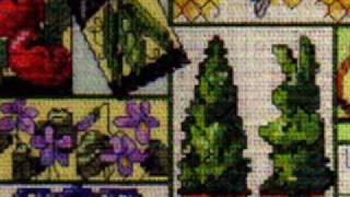 Cross Stitch Kit Garden Sampler is at www.abullrun.com