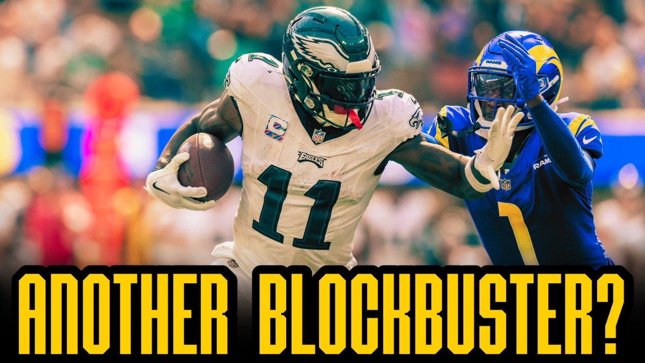 Rams are still MULLING a BLOCKBUSTER TRADE for AJ Brown - YouTube
