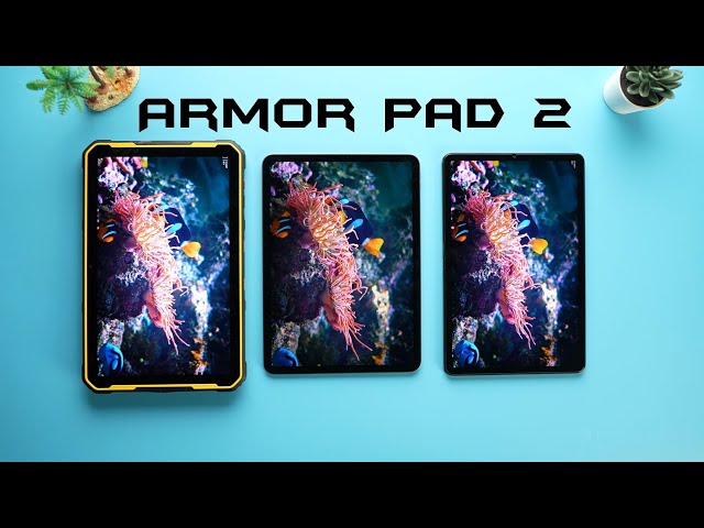 Ulefone Armor Pad 2 vs iPad Pro vs Xiaomi Pad 5 | Screen Comparison