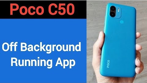 How to turn off background running app, Poco C50 me auto launch app Kaise off Karen