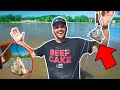 Giant CUTBAIT Catfishing CHALLENGE!!! (Catch Clean Cook)