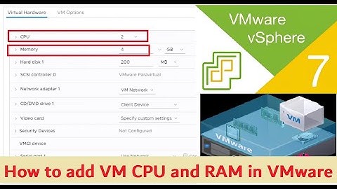 Vmware vsphere 6.0 tối đa bao nhiêu cpu và ram