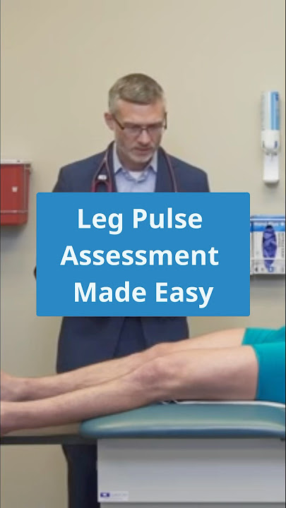 How to Locate Leg Pulses Like a Great Nurse 🩺