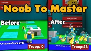 Noob To Master! 23 Troops! Unlock All Areas   Giveaway Winner - Army Control Simulator