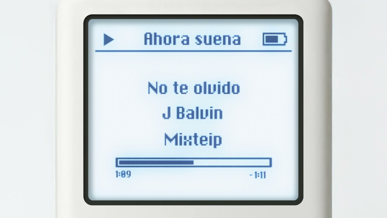 J Balvin - No Te Olvido