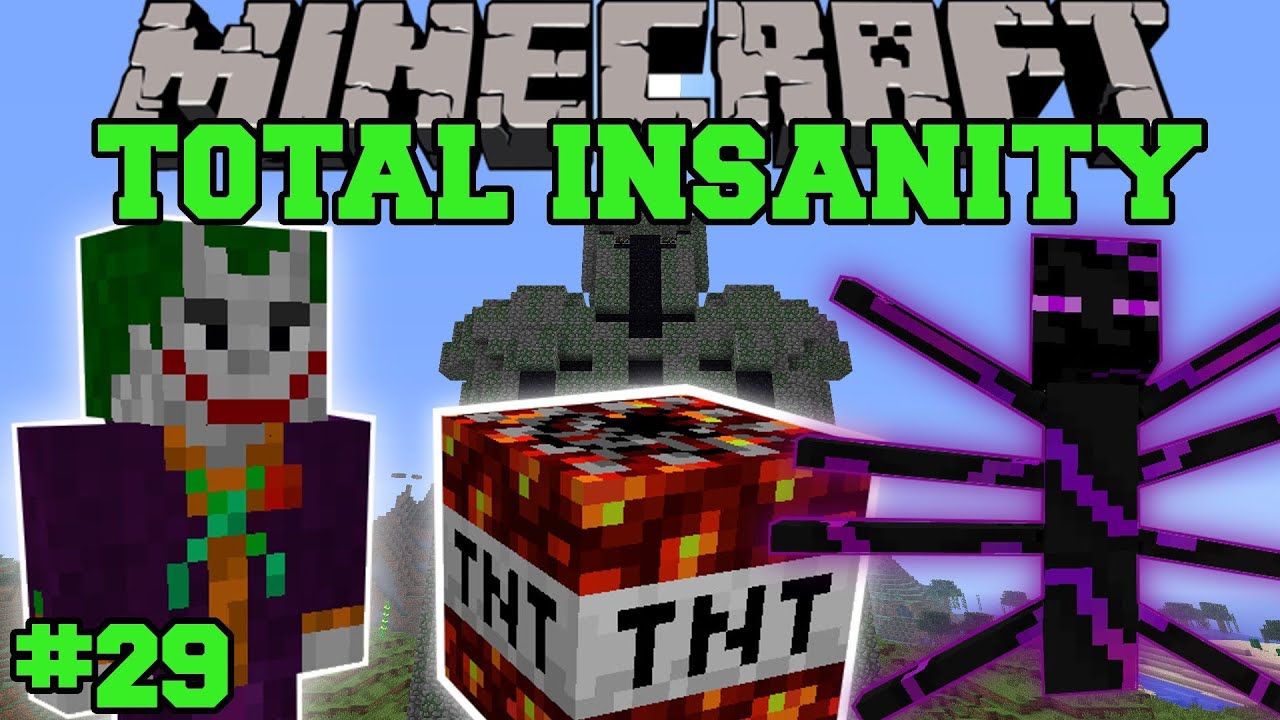 Minecraft Total Insanity Modded Survival Doom Dungeons Ep29 Eps5 Insane Mods Survival Popularmmos Thewikihow - popularmmos roblox survive the kraken insane disasters