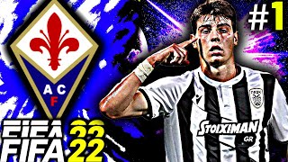 FIFA 22 FIORENTINA CAREER MODE EP1-  ITALIAN FOOTBALL IS PURPLE!!😱😤🟣