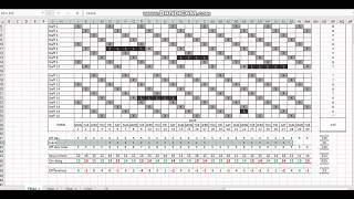 Staff Roster And Work Schedule Concept