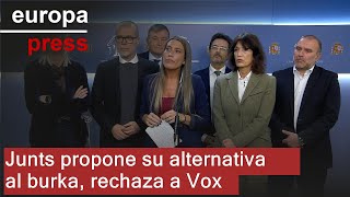 Junts Defiende Su Propia Iniciativa Contra El Burka Ni Burka, Ni Vox