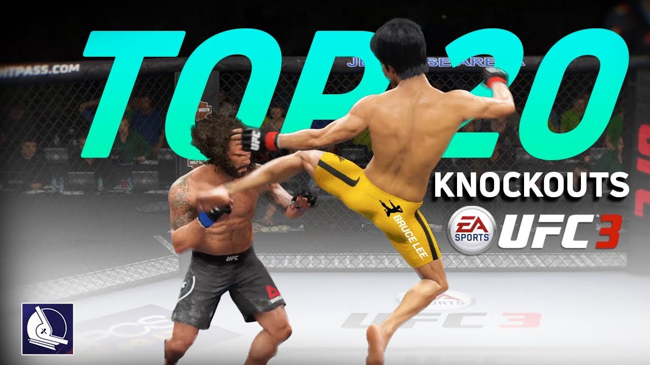 EA Sports UFC 3 - Top 20 Best Knockouts (Legendary Edition ft. Bruce Lee) -  YouTube