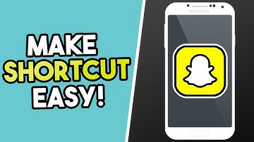 How to Make Snapchat Shortcut!